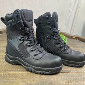 Rothco Basic Issue Leather Slip Resistant Tactical Boots Men's Size 6.5